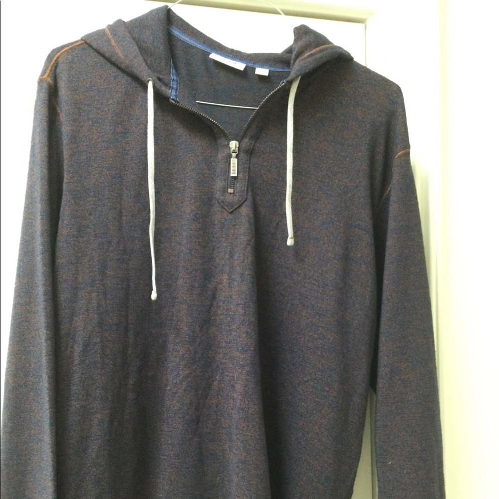 Men’s Multicolor Pullover Hoodie by R O W M. Size L.
